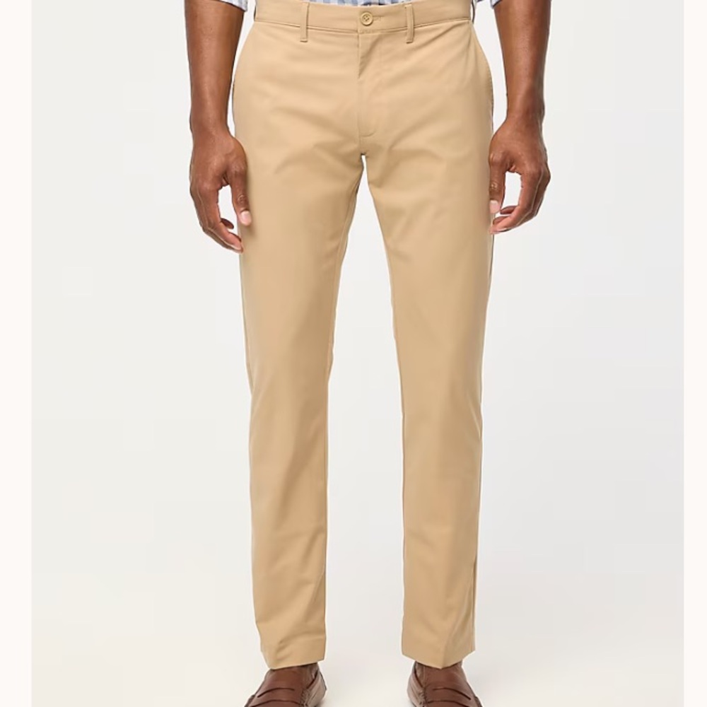 J. Crew Men's Khaki Tech Chinos